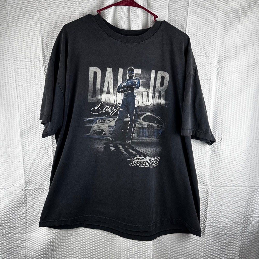 Dale‎ Earnhardt Jr Nation Appreciation Tour T Shirt Double Sided Nascar size 2XL